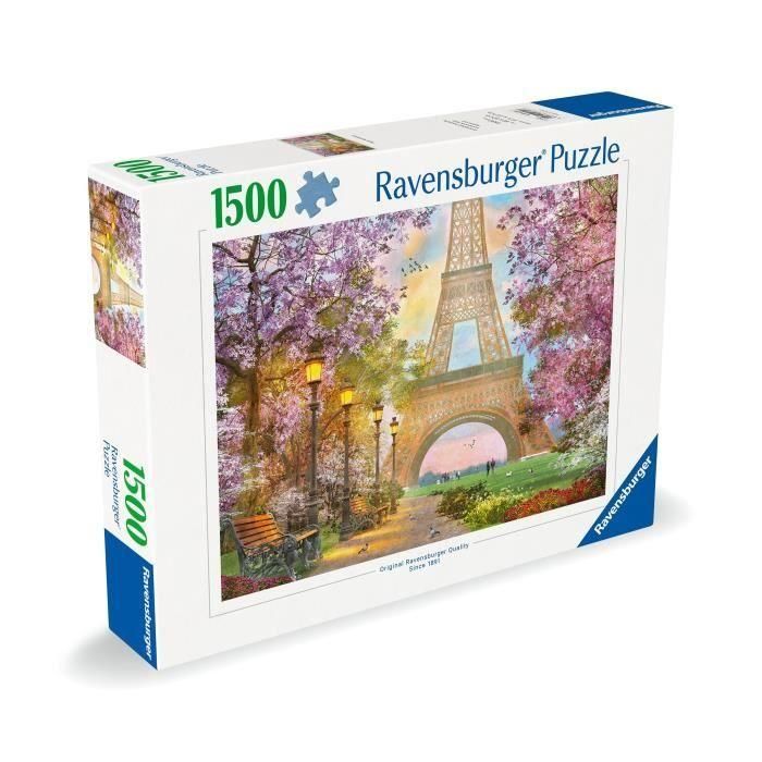 Puzzle de 1500 piezas Amor en París, Adultos y niños a partir de 14 años, Puzzle de alta calidad 80x60cm, 12000694, Ravensburger 4 Puzzle de 1500 piezas Amor en París, Adultos y niños a partir de 14 años, Puzzle de alta calidad 80x60cm, 12000694, Ravensburger 4