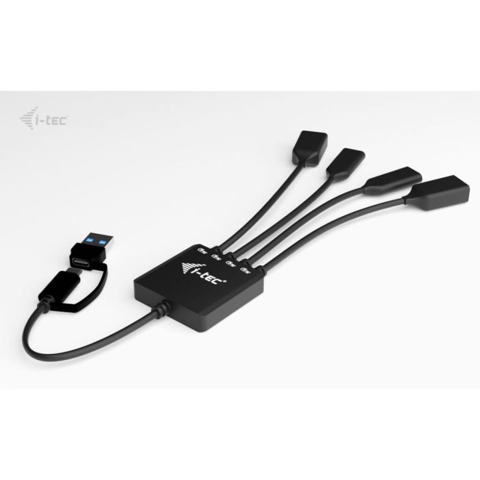 I-TEC USB-C/USB-A Cable HUB 4 port 2x USB-C 3.2 Gen 1 2x USB-A 3.2 Gen 1 4 I-TEC USB-C/USB-A Cable HUB 4 port 2x USB-C 3.2 Gen 1 2x USB-A 3.2 Gen 1 4