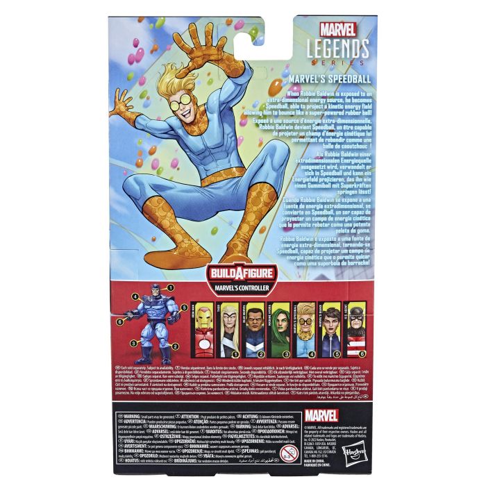 Figura Hasbro Speedball Marvel Legends 3 Figura Hasbro Speedball Marvel Legends 3