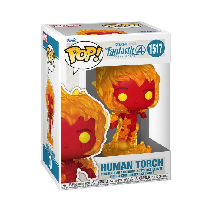 Funko Pop! 83586 La Antorcha Humana Los 4 Fantásticos Marvel Figura Pose Vuelo Llamas Acabado Brillante 11.5 cm 1 Funko Pop! 83586 La Antorcha Humana Los 4 Fantásticos Marvel Figura Pose Vuelo Llamas Acabado Brillante 11.5 cm 1
