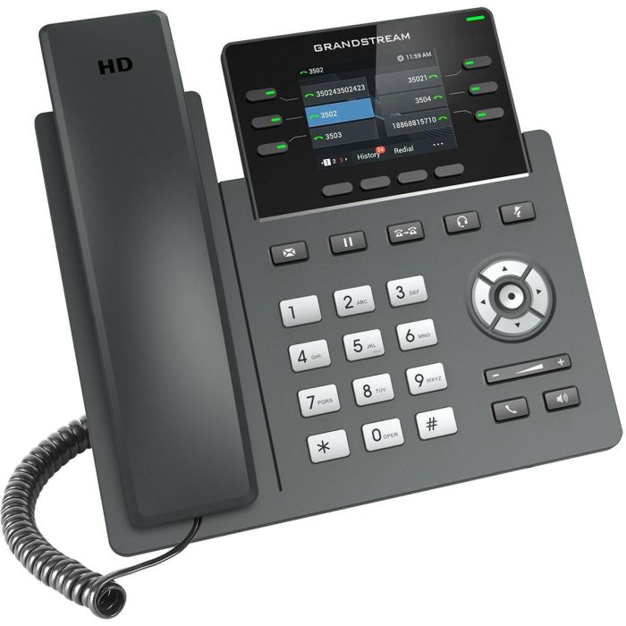 Teléfono IP Grandstream GRP2613 Negro 9