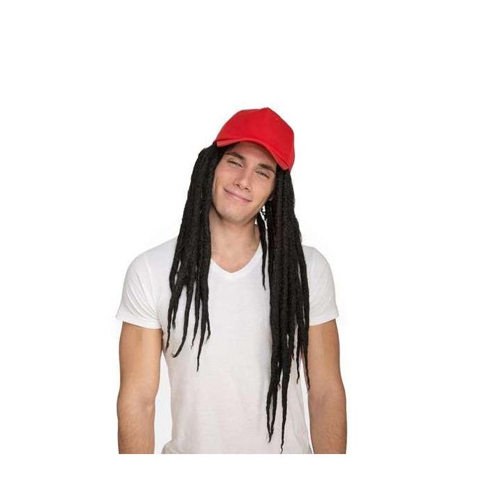 Peluca de rastas con gorra 4 Peluca de rastas con gorra 4