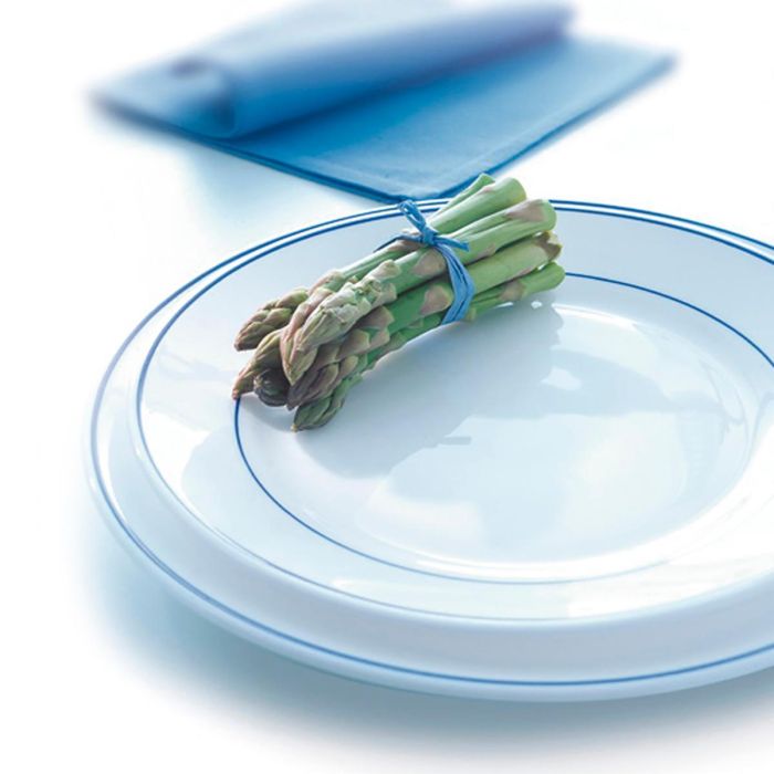 Arcoroc Set 6 Platos Postre Vidrio Opal Templado 19,5 cm Rest. F/Azul Extra Resistente, Lavavajillas y Microondas 1 Arcoroc Set 6 Platos Postre Vidrio Opal Templado 19,5 cm Rest. F/Azul Extra Resistente, Lavavajillas y Microondas 1