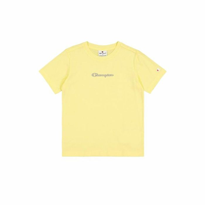 Camiseta de Manga Corta Infantil Champion SS Caqui 0 Camiseta de Manga Corta Infantil Champion SS Caqui 0