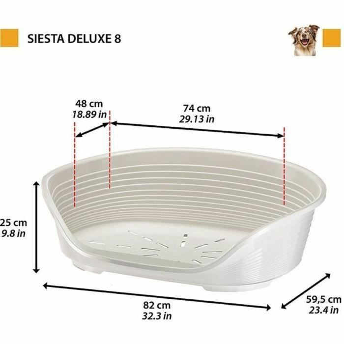 Ferplast FER8010690216164 Cesta Siesta Deluxe Tamaño 8 - 82x59.5x25 cm - Verde 5 Ferplast FER8010690216164 Cesta Siesta Deluxe Tamaño 8 - 82x59.5x25 cm - Verde 5