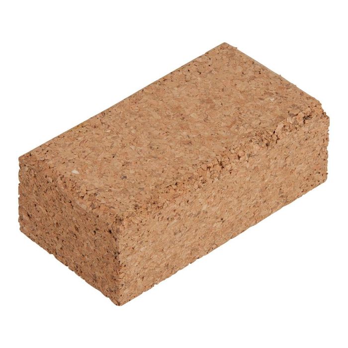 Wolfcraft Taco de lijar manual de corcho 2896000, antideslizante para bordes y superficies, 67x123x35mm