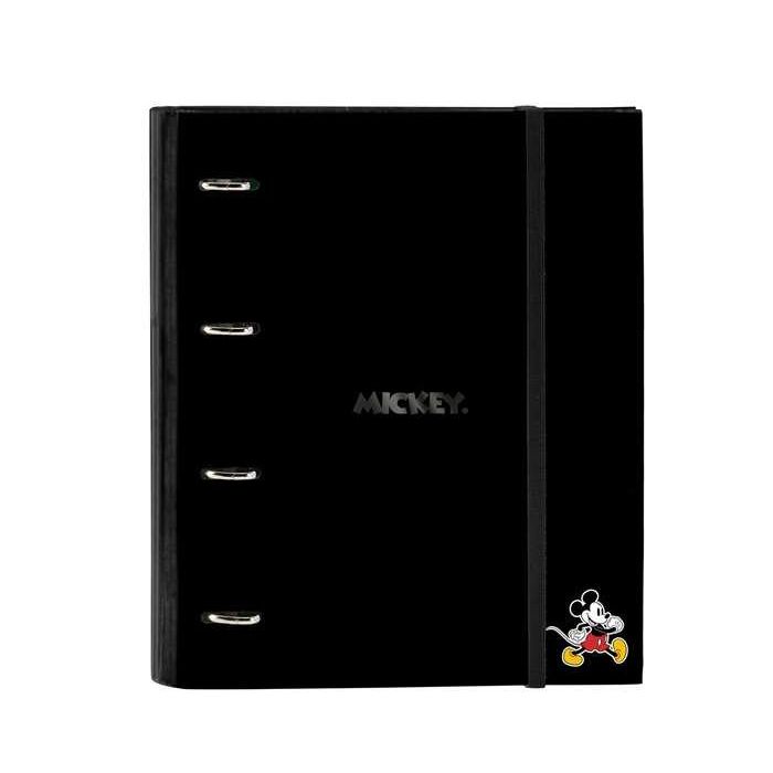 Carpeta de anillas Mickey Mouse Clubhouse Negro 27 x 32 x 3.5 cm 2 Carpeta de anillas Mickey Mouse Clubhouse Negro 27 x 32 x 3.5 cm 2