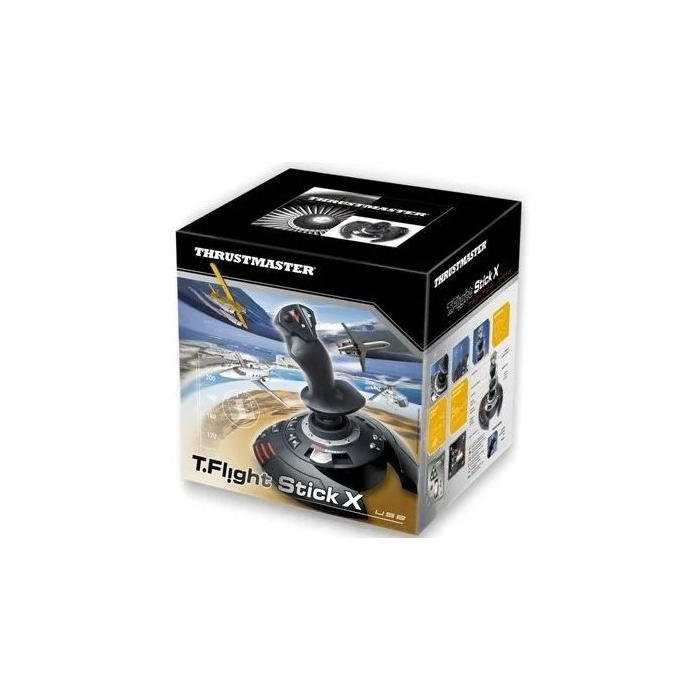 Thrustmaster 2960694 Palanca de Mando USB Analógico para PC y Playstation 3 - Negro, Rojo, Plata