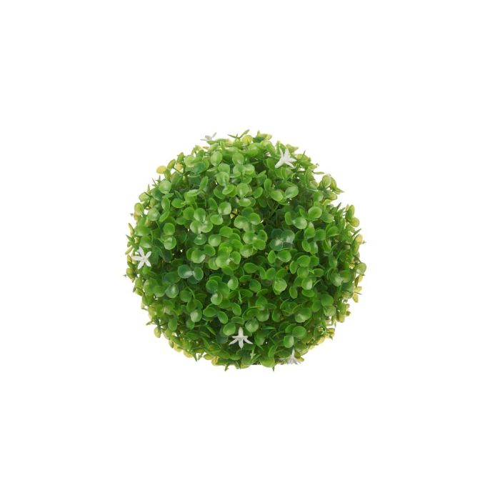 Bola Redonda 17Cm Hojas Verdes Flores Blancas Ibergarden (12 Unidades) 1 Bola Redonda 17Cm Hojas Verdes Flores Blancas Ibergarden (12 Unidades) 1