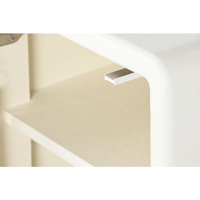 DKD Home Decor Mesita de Noche Moderna Blanco 1 Puerta 40 x 55 x 45 cm 5
