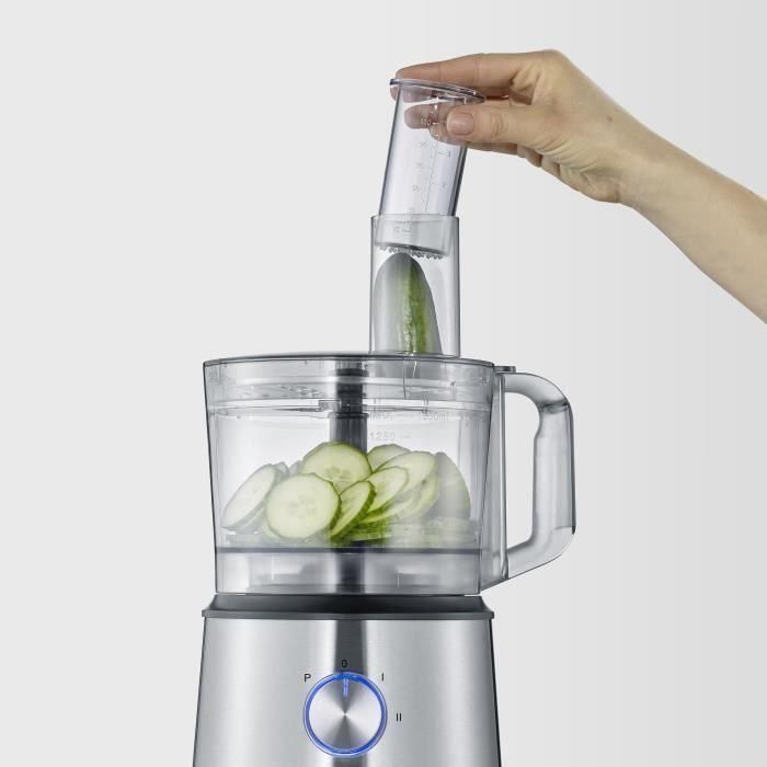 SEVERIN KM3892 Robot de cocina multifunción - 1200 W - Acero inoxidable y negro - Batidora 1,5 L - 2 Velocidades + Pulso 3 SEVERIN KM3892 Robot de cocina multifunción - 1200 W - Acero inoxidable y negro - Batidora 1,5 L - 2 Velocidades + Pulso 3