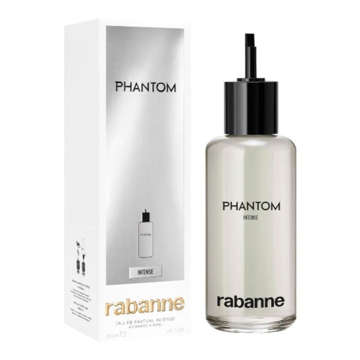 Rabanne PHANTOM INTENSE Eau de Parfum Recarga para Hombre 200 ml – Notas de Lavanda, Vainilla y Azahar. Fragancia Aromática Ambarina. 1 Rabanne PHANTOM INTENSE Eau de Parfum Recarga para Hombre 200 ml – Notas de Lavanda, Vainilla y Azahar. Fragancia Aromática Ambarina. 1