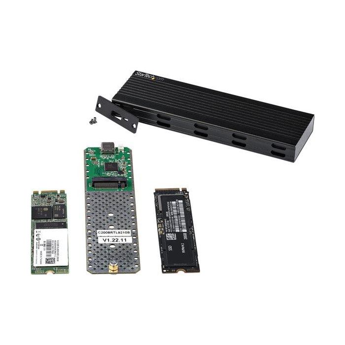 StarTech.com SM2E1BMU31C Carcasa Externa USB-C 10Gbps para SSD M.2 NVMe o SATA 1