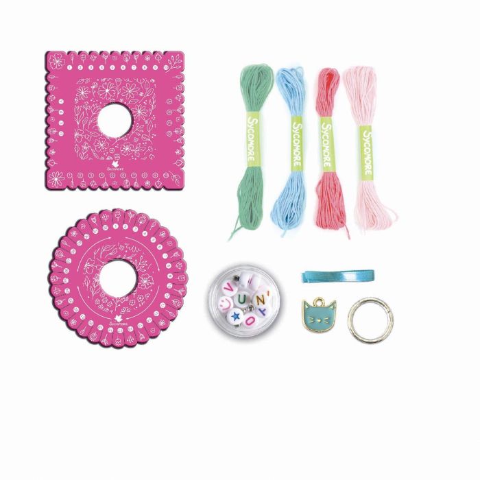 Sycomore Cree 8 Kumihimo Friendship Bracelets (Trenzado Japonés) - Kits para Hacer Pulseras de la Amistad con Técnica Kumihimo 1 Sycomore Cree 8 Kumihimo Friendship Bracelets (Trenzado Japonés) - Kits para Hacer Pulseras de la Amistad con Técnica Kumihimo 1