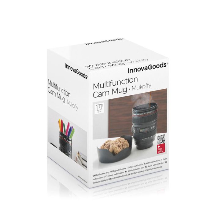 Taza multifunción con tapa mukoffy v0103589 innovagoods 2