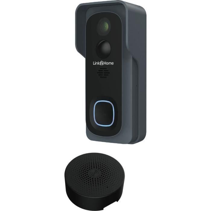 Kit de timbre conectado - LINK2HOME - Wi-Fi - Audio bidireccional - Timbre inalámbrico - Tarjeta SD de 8 GB 5 Kit de timbre conectado - LINK2HOME - Wi-Fi - Audio bidireccional - Timbre inalámbrico - Tarjeta SD de 8 GB 5