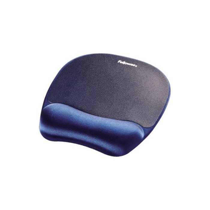 Fellowes Alfombrilla con Reposamuñecas Memory Foam Azul 0 Fellowes Alfombrilla con Reposamuñecas Memory Foam Azul 0
