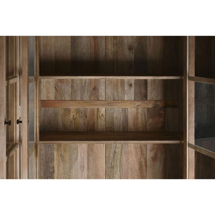 DKD Home Decor Vitrina de Mango y Cristal Natural con 8 Puertas y 6 Estantes Desmontable 200 x 45 x 230 cm 6