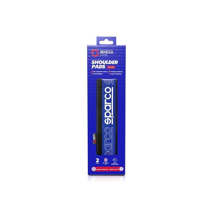 Almohadillas para Cinturón de Seguridad Sparco SPC1208BL Azul 3 Almohadillas para Cinturón de Seguridad Sparco SPC1208BL Azul 3