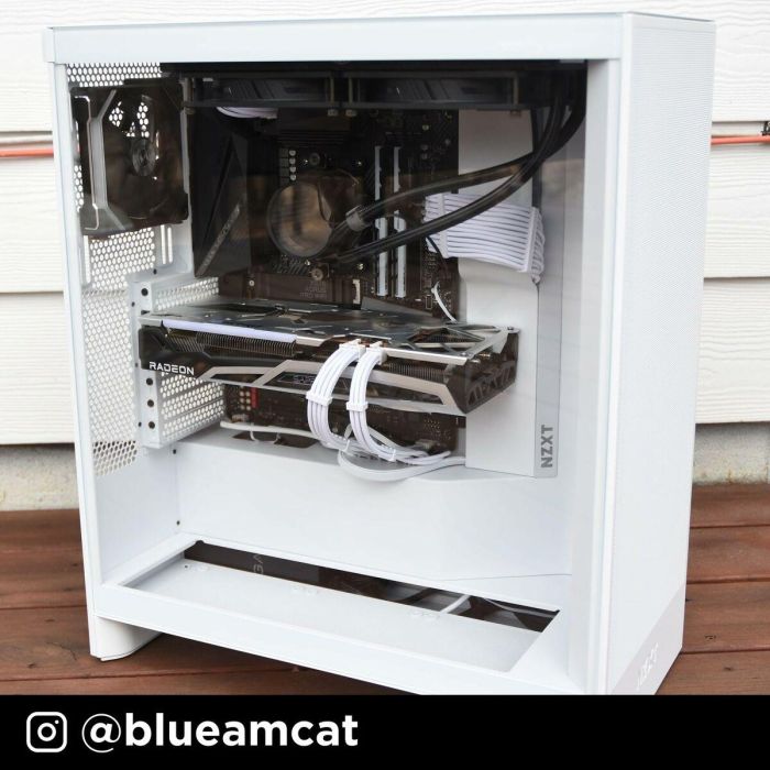 Caja Semitorre ATX NZXT H7 Flow RGB Midi Blanco 5 Caja Semitorre ATX NZXT H7 Flow RGB Midi Blanco 5