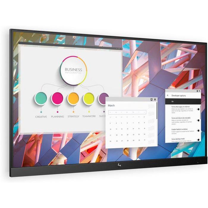 HP 60.5cm (23.8") Full HD 1920 x 1080 IPS, 16:9, 250cd/m², 5ms, 178°/178°, 1000:1No Stand Monitor 2 HP 60.5cm (23.8") Full HD 1920 x 1080 IPS, 16:9, 250cd/m², 5ms, 178°/178°, 1000:1No Stand Monitor 2