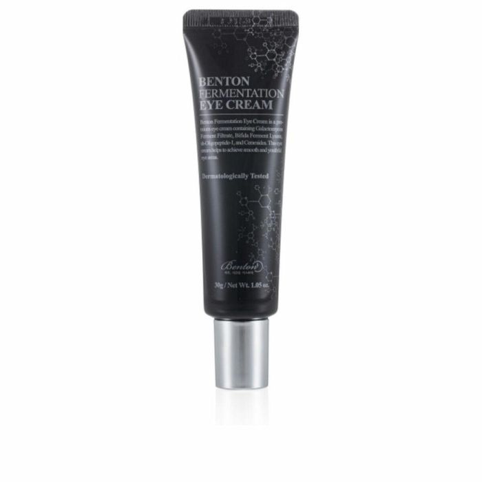 Benton FERMENTATION Eye Cream 30ml - Contorno de Ojos Anti-Ojeras, Bolsas, Arrugas con Ceramidas e Ingredientes Fermentados