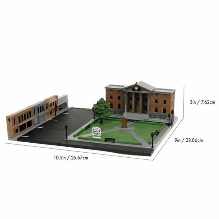 Nano escenario regreso al futuro - diorama plaza de la corte de hill valley 2 Nano escenario regreso al futuro - diorama plaza de la corte de hill valley 2
