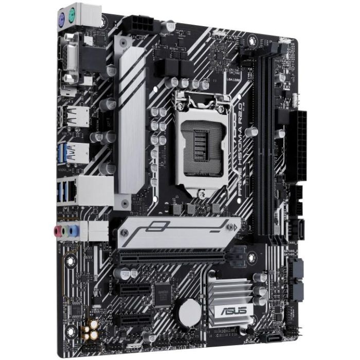 ASUS PRIME H510M-A R2.0 Placa Base Intel LGA 1200 DDR4 mATX para Celeron/Pentium/Core i3/i5/i7/i9 2