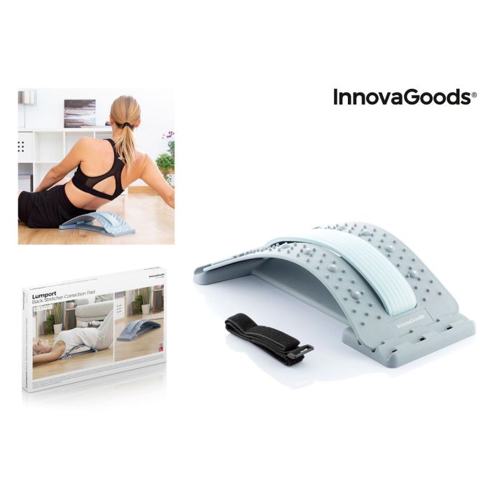 Soporte Corrector de Estiramiento Lumbar con Puntos de Presión y Magnéticos Lumport InnovaGoods 0 Soporte Corrector de Estiramiento Lumbar con Puntos de Presión y Magnéticos Lumport InnovaGoods 0
