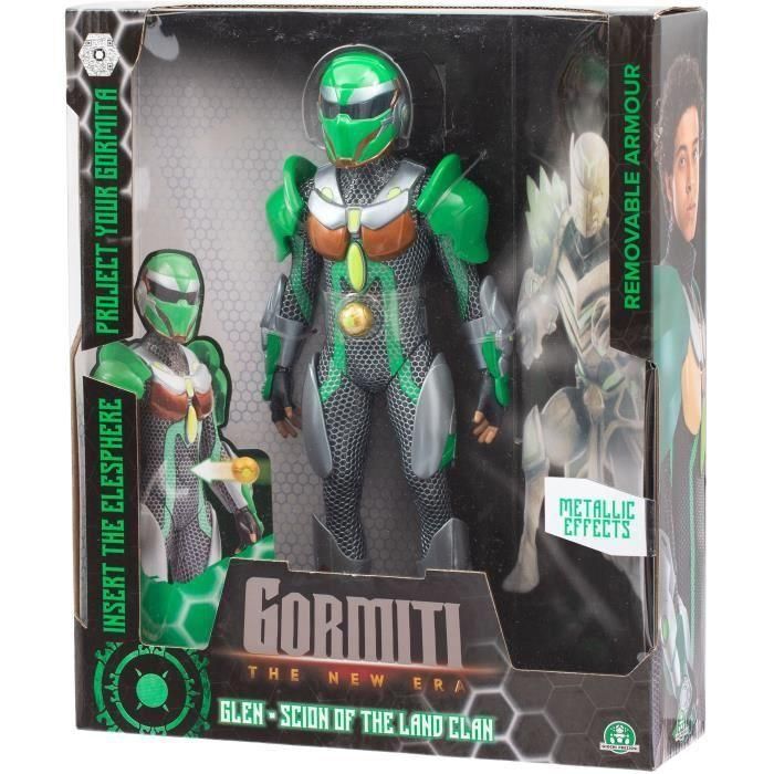Figura articulada - GORMITI - Scion con proyector de Tierra - Glen - 27 cm - a partir de 4 años - GRV054 Figura articulada - GORMITI - Scion con proyector de Tierra - Glen - 27 cm - a partir de 4 años - GRV054