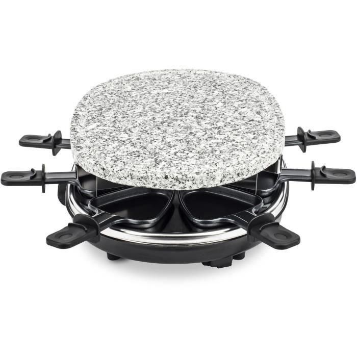 Hkoenig RP85 Parrilla Raclette y Grill de Granito para 8 Personas - 900W 2