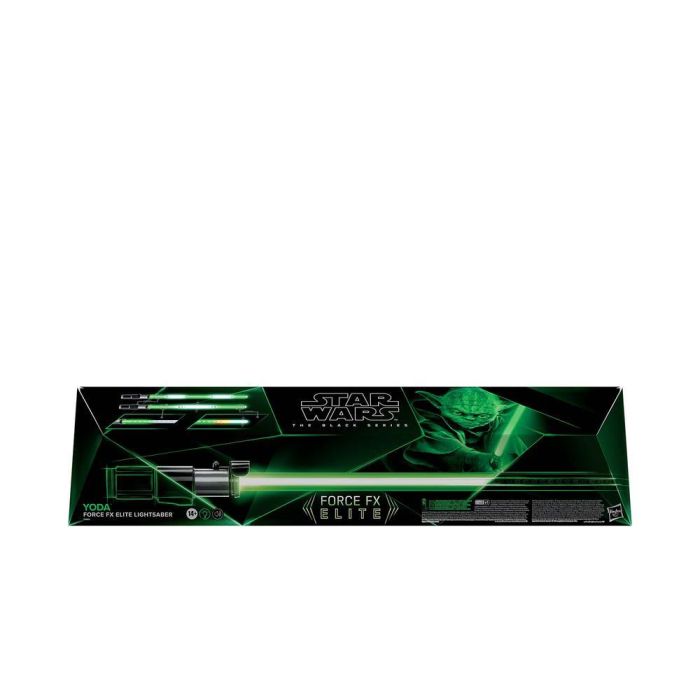 Hasbro Star Wars The Black Series Sable Luz Force FX Elite de Yoda con luces LED, efectos de sonido y base incluida 3 Hasbro Star Wars The Black Series Sable Luz Force FX Elite de Yoda con luces LED, efectos de sonido y base incluida 3