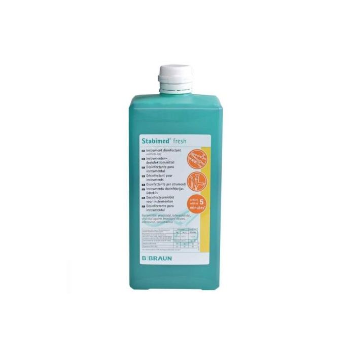 B. Braun Desinfectante Instrumental Stabimed Fresh 1 L - Desinfectante concentrado para instrumental médico y quirúrgico