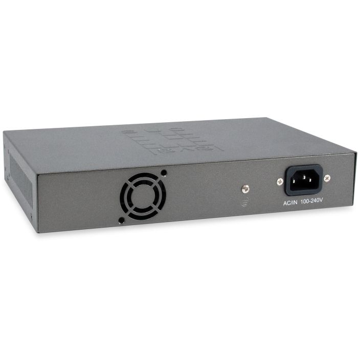 Switch 10x GE GEP-1221 2xGSFP 19" 150W 8xPoE+ 1