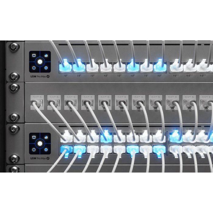 Ubiquiti UniFi Etherlighting Patch Cable Nano-fino 2.9mm 12m Blanco para Efectos de Luz y Conexión Pro Max Switching 4