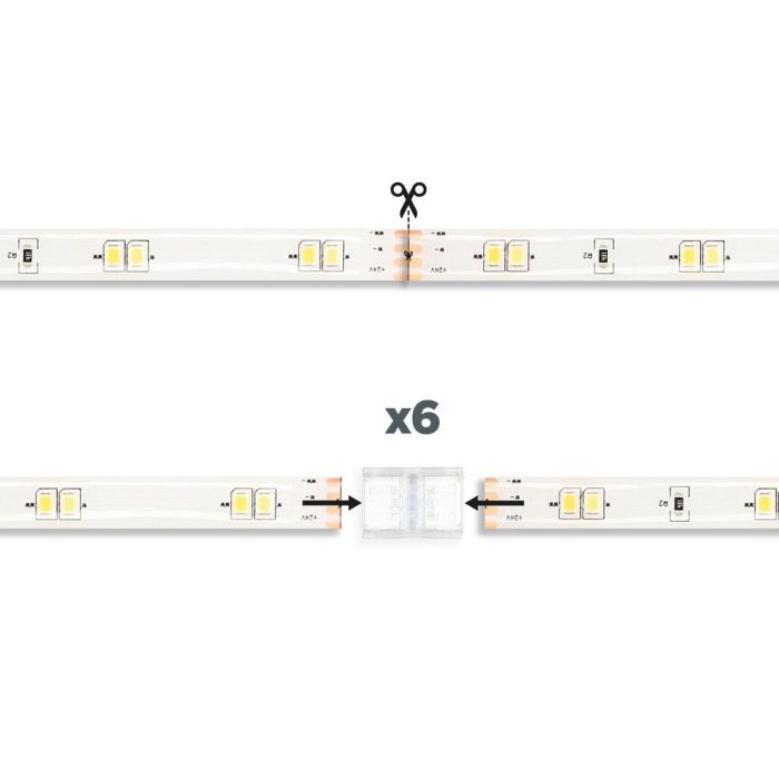 Tiras LED KSIX 21W 4