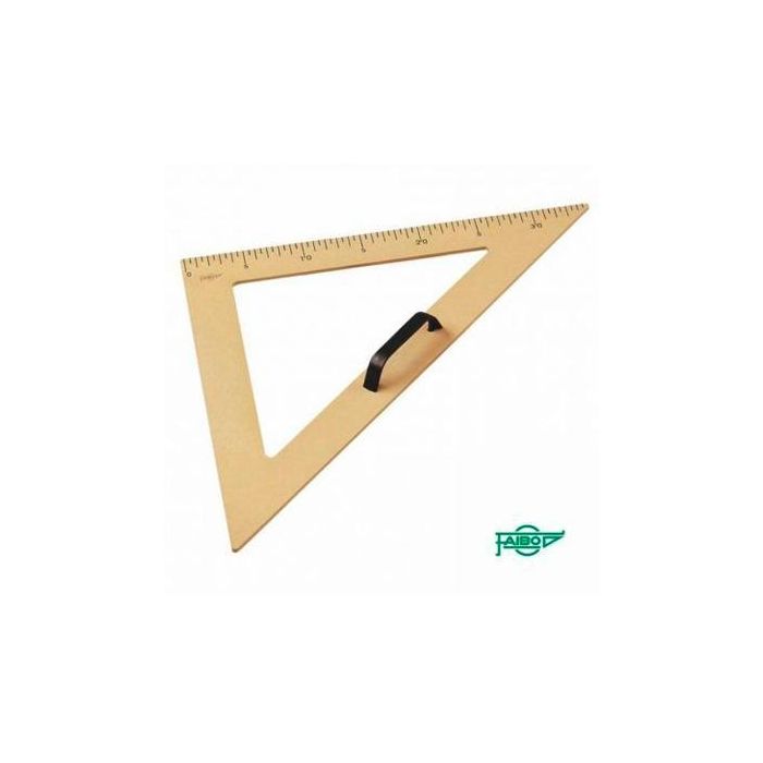 Faibo Escuadra Pizarra 50 cm Graduado Plastico
