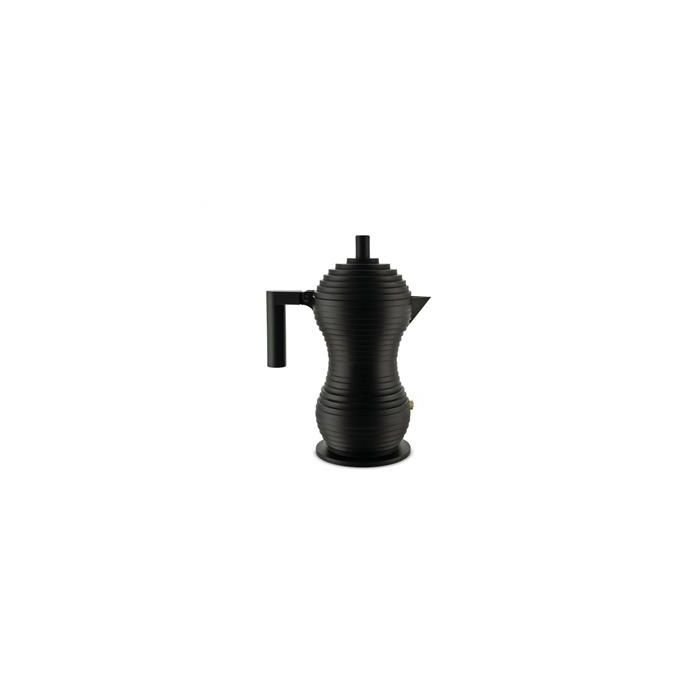 Alessi MDL02/1 BB Pulcina Cafetera Negra 1 Taza - Diseñada por Michele de Lucchi, Alto Rendimiento Alessi MDL02/1 BB Pulcina Cafetera Negra 1 Taza - Diseñada por Michele de Lucchi, Alto Rendimiento