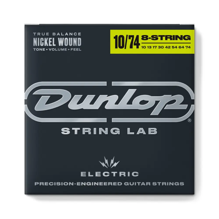 Dunlop Juego Eléctrica Nickel 8 St. Medium 10-74 Cuerdas para Guitarra Eléctrica 1