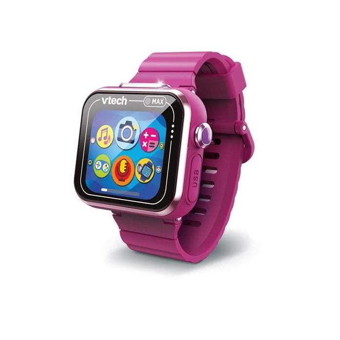 Reloj interactivo kidizoom smartwatch max color frambuesa. pantalla tactil.fotos,selfies,videos,grabadora,juegos.. 256 mb.