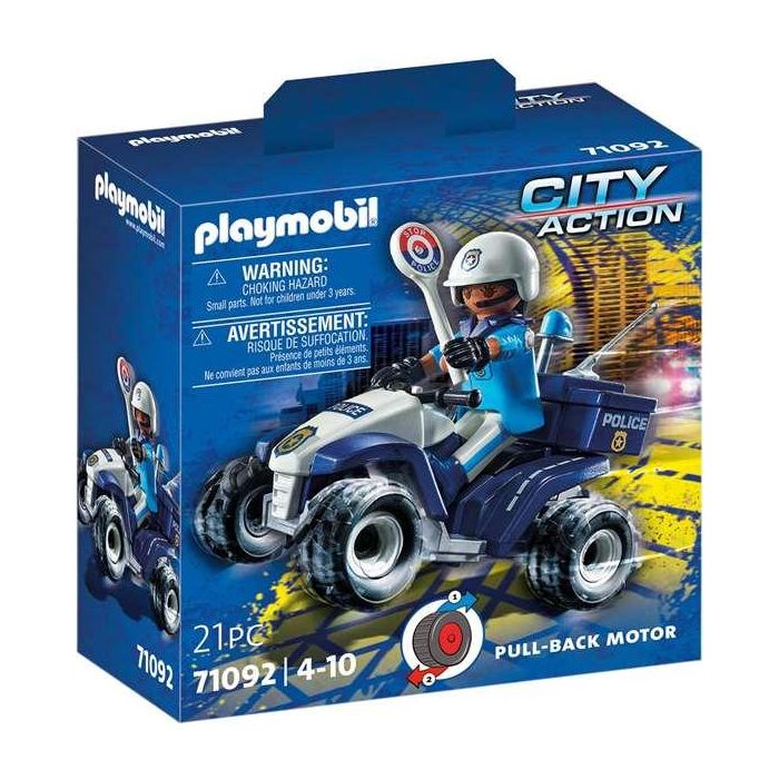Policía speed quad playmobil city action Policía speed quad playmobil city action
