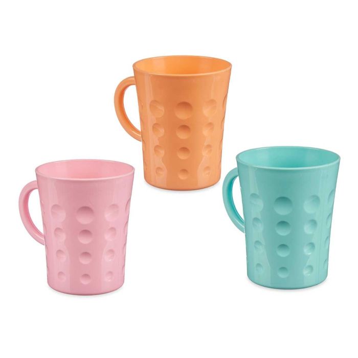 Leknes Taza de Plástico 300 ml, Colores Surtidos Pasteles, 8x10x11.5 cm (60 Unidades) 1 Leknes Taza de Plástico 300 ml, Colores Surtidos Pasteles, 8x10x11.5 cm (60 Unidades) 1