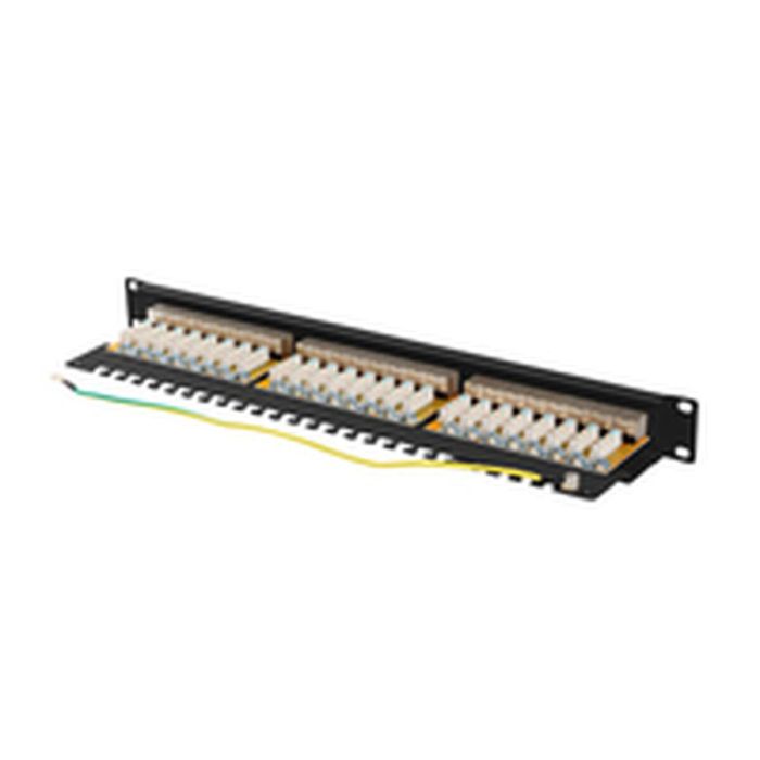 Lanberg PPSA-1024-B Patch Panel 24 Puertos Cat6a F/UTP (FTP) Montaje en Bastidor 1U Negro 3 Lanberg PPSA-1024-B Patch Panel 24 Puertos Cat6a F/UTP (FTP) Montaje en Bastidor 1U Negro 3