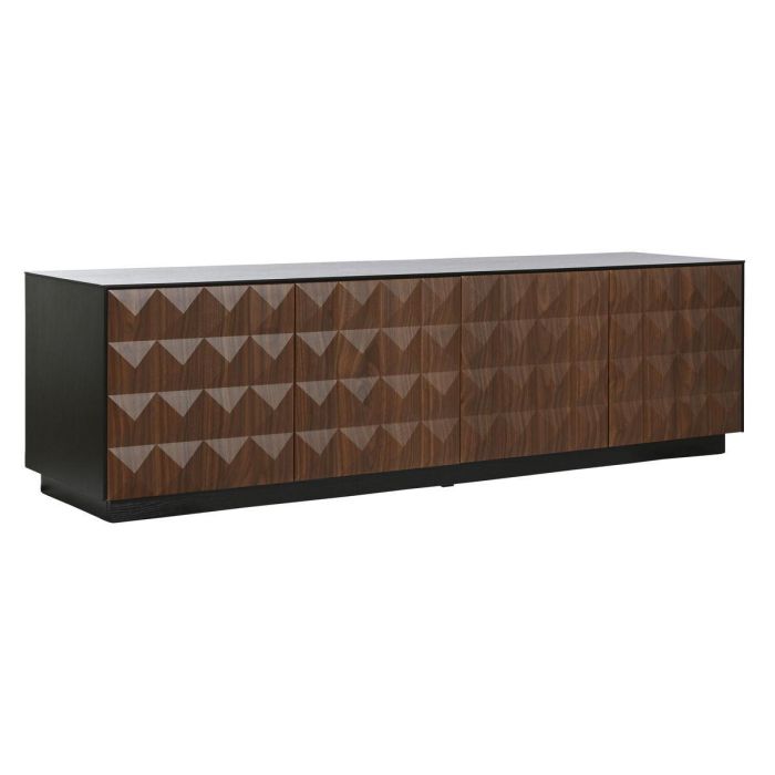 Mueble Tv Moderno DKD Home Decor Negro Marron 40 x 45.5 x 161.2 cm