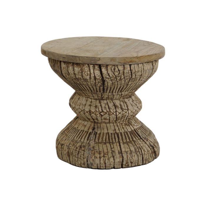 Mesita Auxiliar Item Home DKD Home Decor Natural 45 x 43 x 45 cm