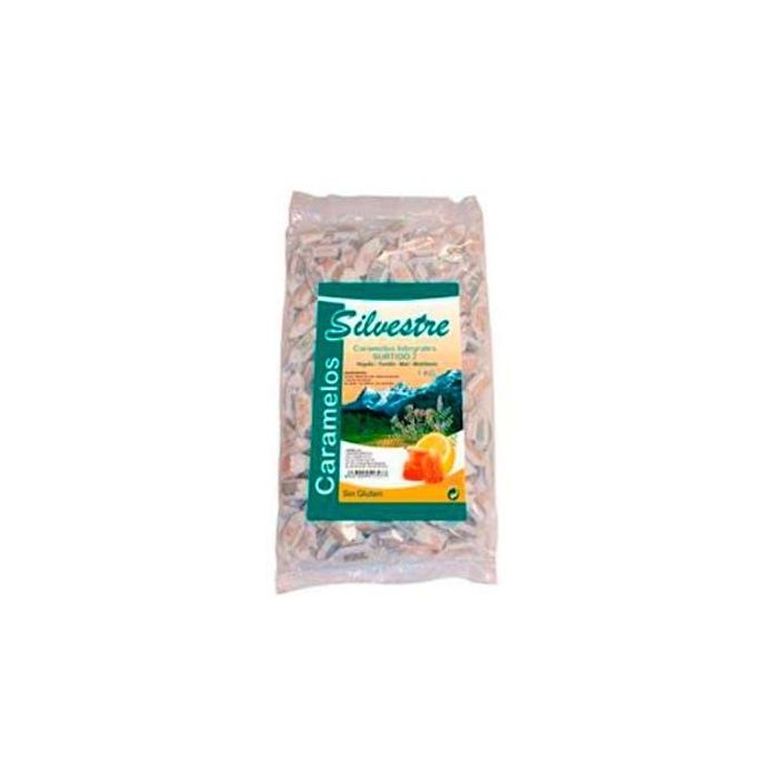 SILVESTRE Nº2 Caramelos Surtidos Azúcar de Caña 1Kg Miel Hierbas Regaliz Balsámicos Sin Gluten