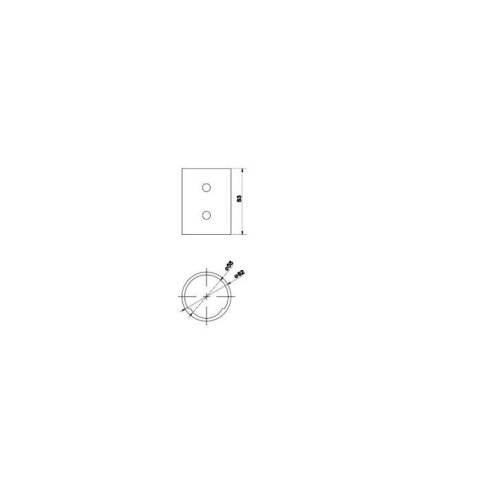 [LVE-4058075557253] Accesorio Farola LEDVANCE AREA 42/60 Reducción Columna 1