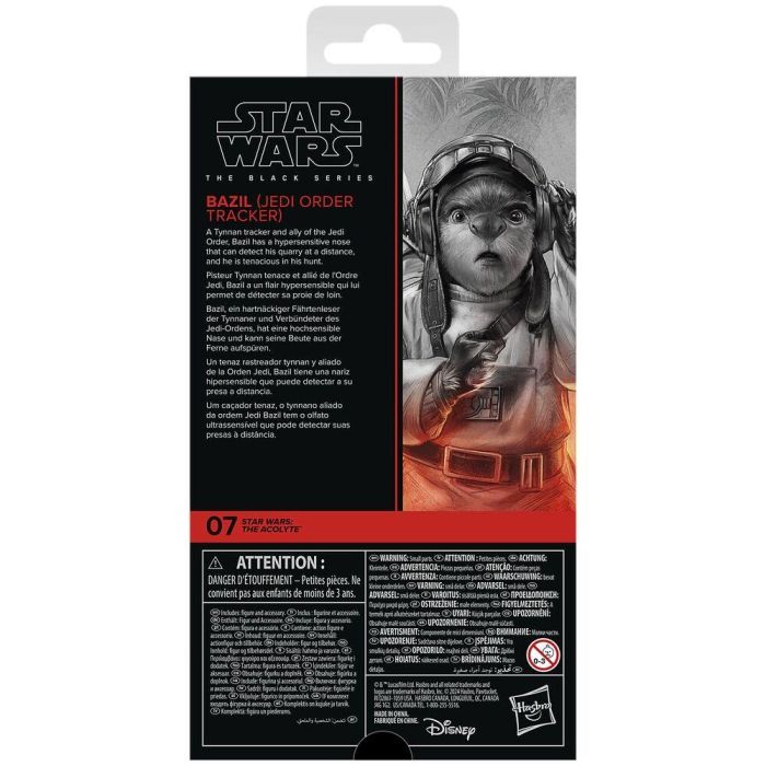Hasbro Star Wars The Black Series Figura de Acción Bazil Rastreador de la Orden Jedi de Star Wars: The Acolyte 6 Hasbro Star Wars The Black Series Figura de Acción Bazil Rastreador de la Orden Jedi de Star Wars: The Acolyte 6