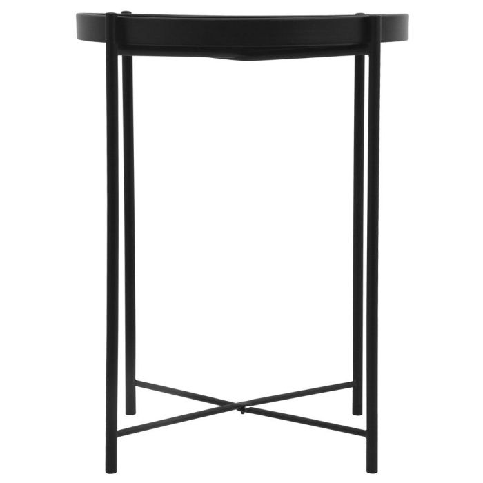 Day Mesa Auxiliar Negra Redonda ø38 cm x 50 cm 1