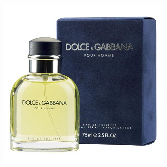 Dolce & Gabbana Eau de Toilette Pour Homme 75 ml Vaporizador - Perfume Fougère Aromático con Notas Cítricas y Amaderadas